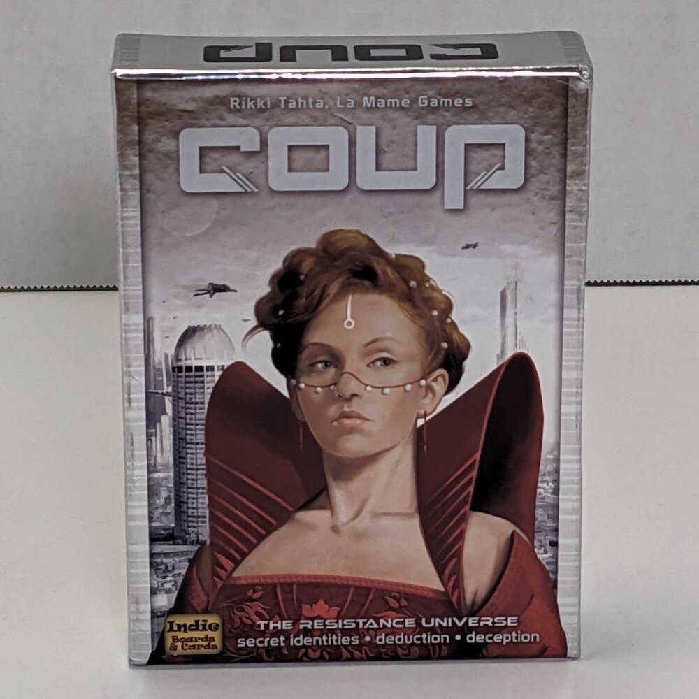 Coup The Dystopian Universe Strategy Card Game Indie Boards & Cards Complete